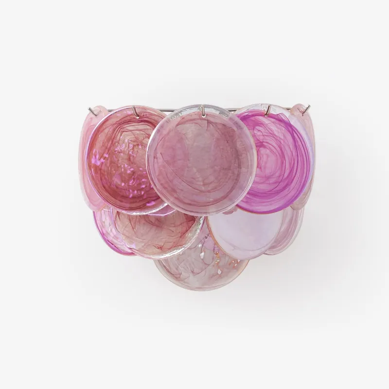 Aurora Künstlerische Wandleuchte mit Murano-Glasdisk