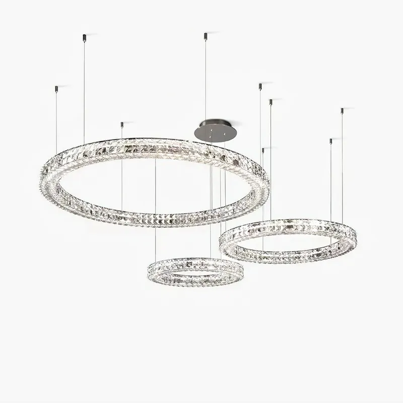 Lustra Kronleuchter Ring Kristall Spiridon Luxus
