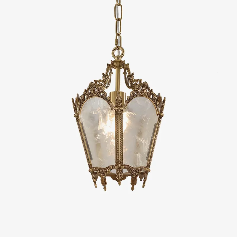 Lustra Pendelleuchte Messing Empire Antik Elegant