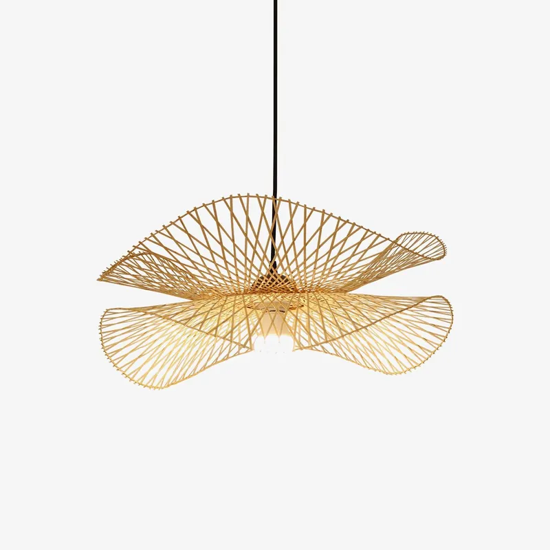 Twirl Moderne Pendelleuchte aus Bambus