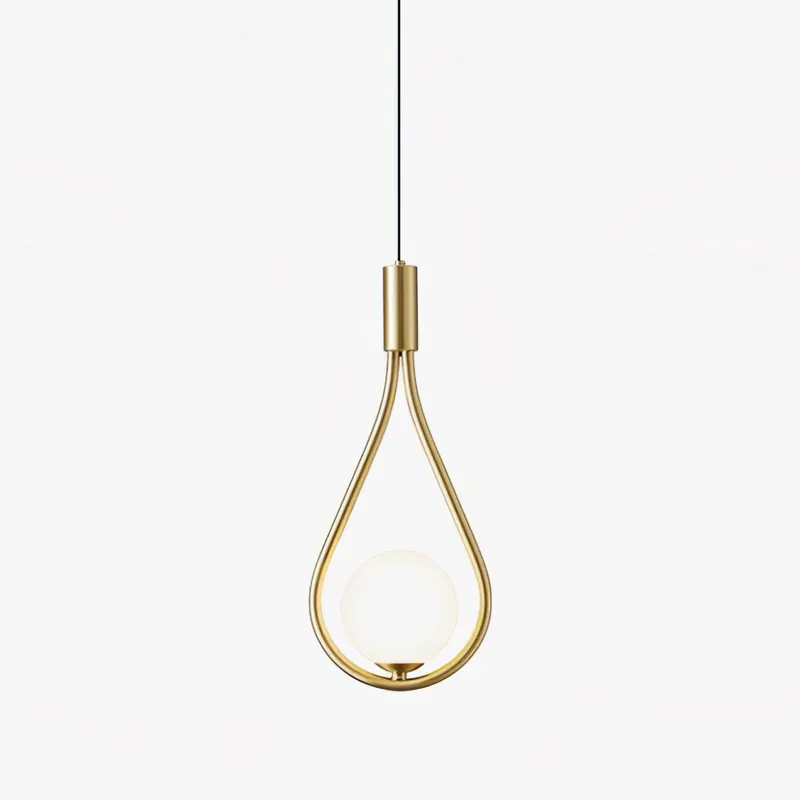 Droplet Pendelleuchte aus modernem Messing