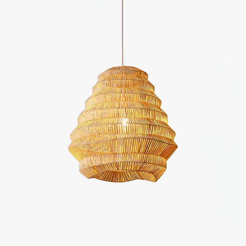 Strata Pendelleuchte modern aus Bambus