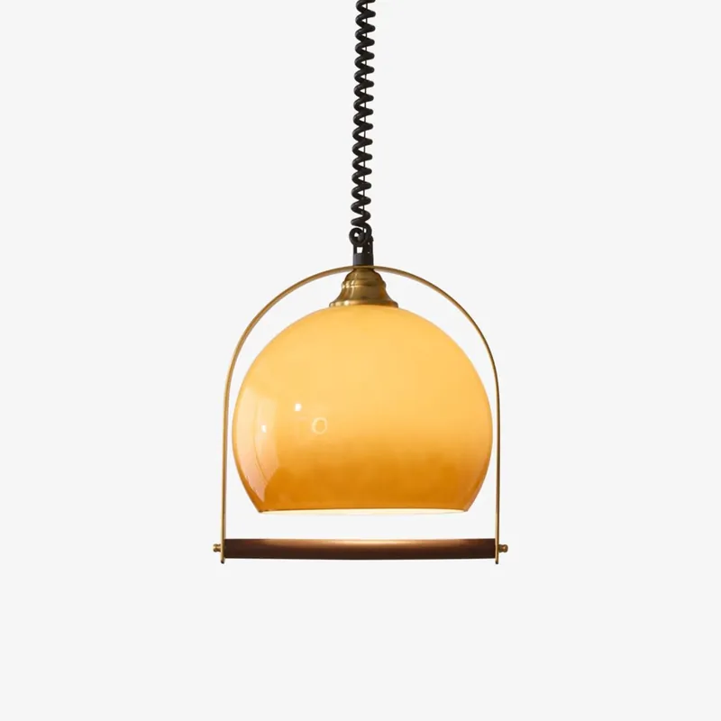 Halcyon moderne minimalistische Holzpendelleuchte