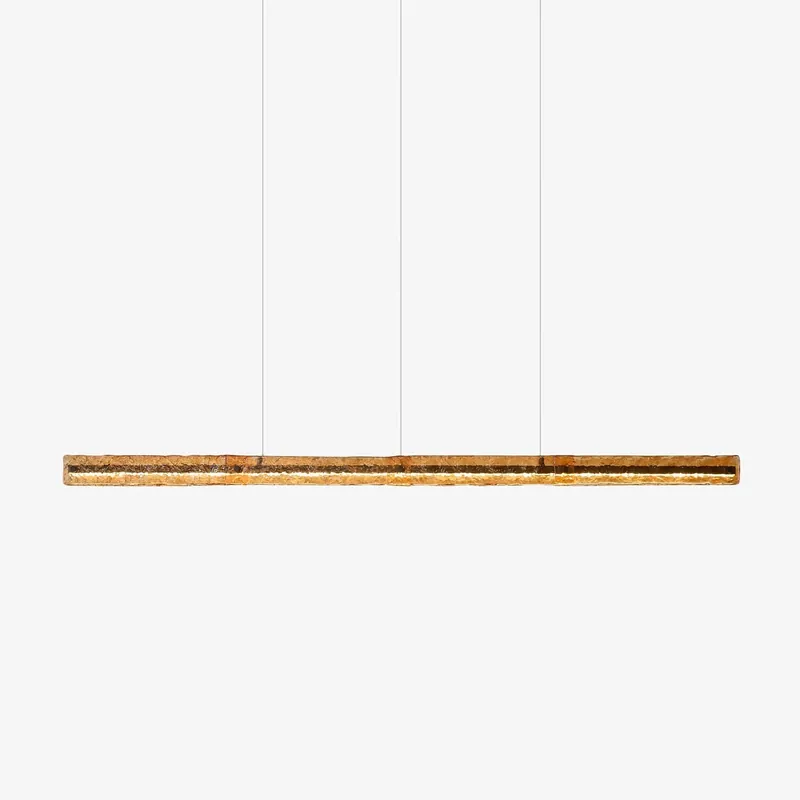 Avnorira minimalistische lineare Pendelleuchte aus Glas