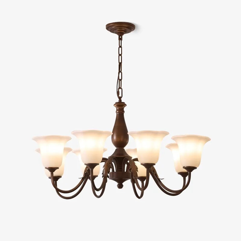 Uveleth Kronleuchter Glas Eleganz Traditionell
