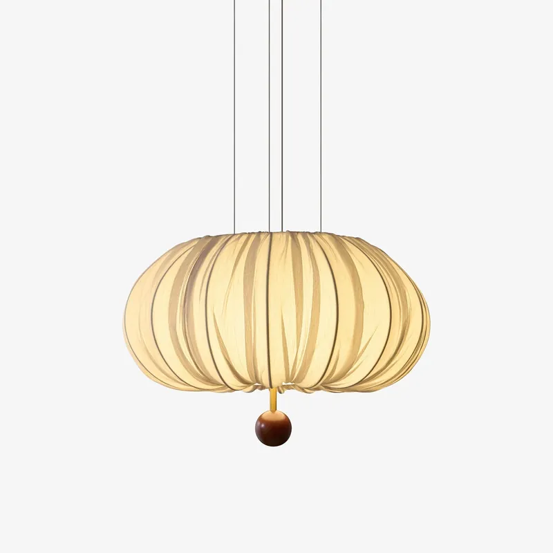 Vasilen Deckenleuchte Premium Kunst Nordic Ballon Holz Stoff