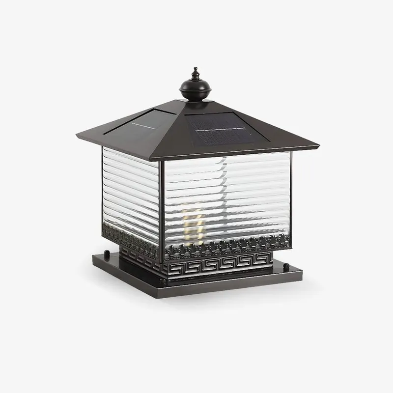 Syvenira Vintage Solar Pagode Glas Außenlicht