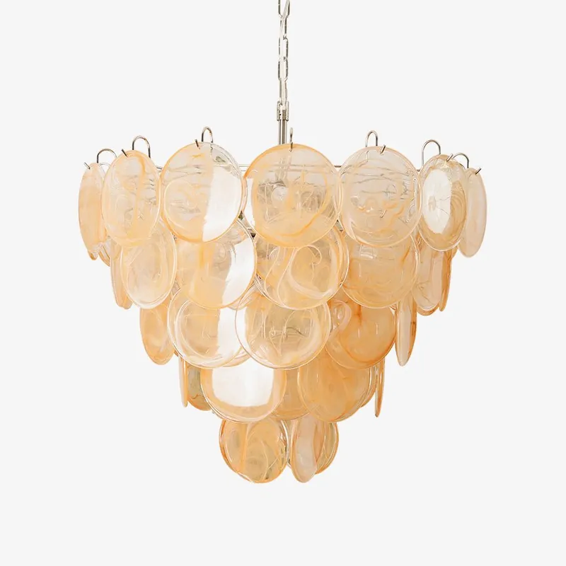 Aurora Murano Glas Klassischer Platten-Kronleuchter