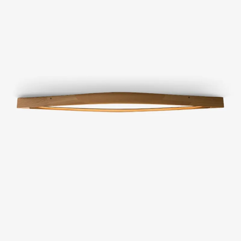 Alnoreth Nordischer Horizont Lineares Holz Deckenleuchte