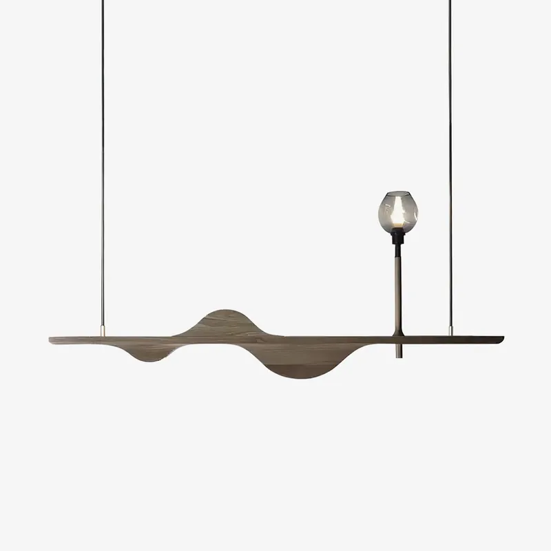 Cushais Welle Holz Pendelleuchte