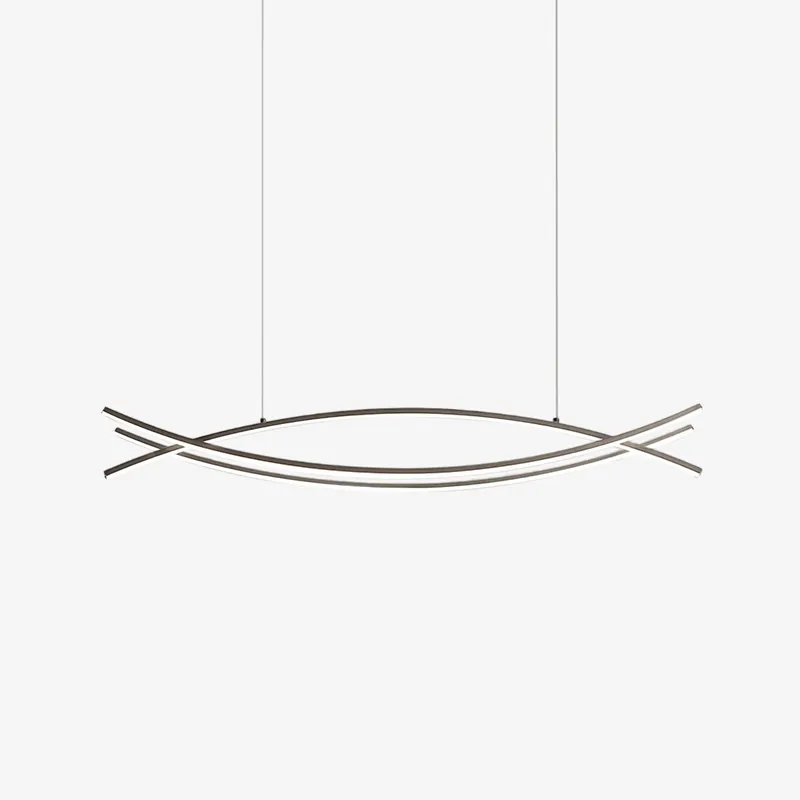 Curinis LED Kunst Lustre im modernen Minimalismus
