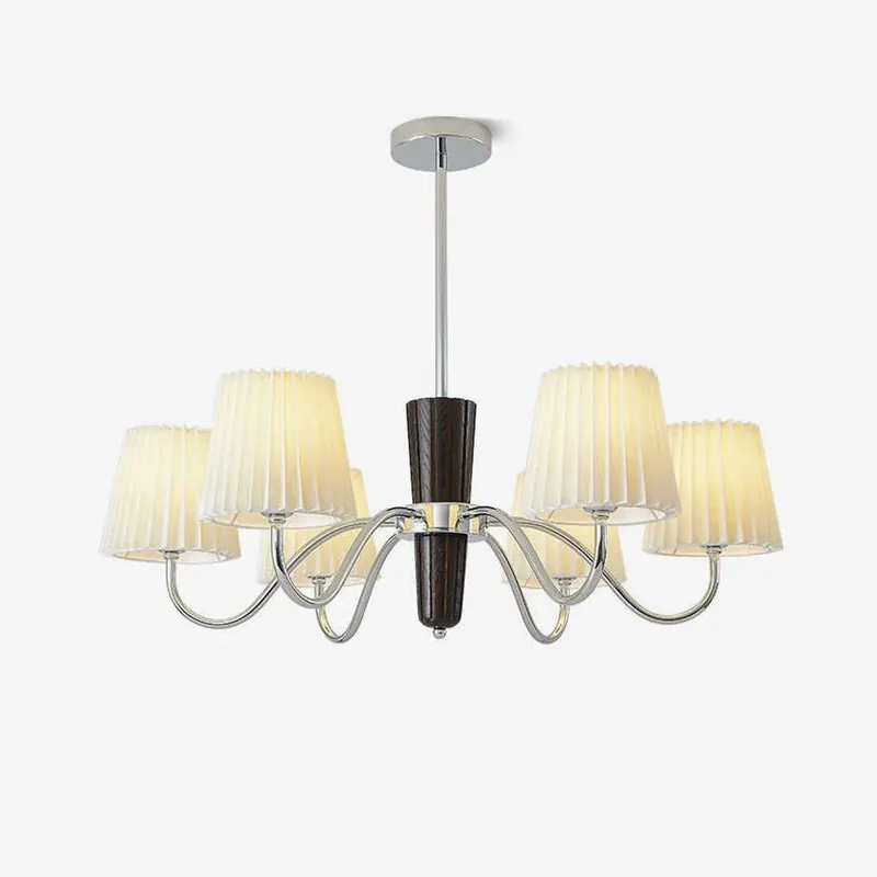 Aurora Lustre aus klassischem plissiertem Stoff