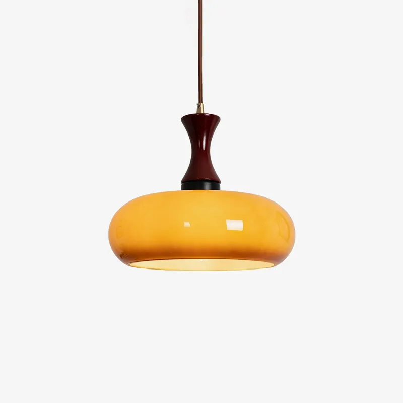 Cadenza Retro Holz Hängeleuchte
