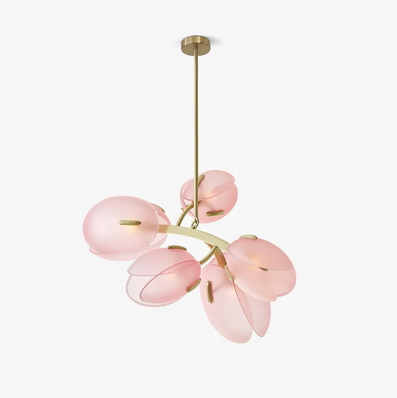 Blossom Zeitgenössischer Glas Kronleuchter