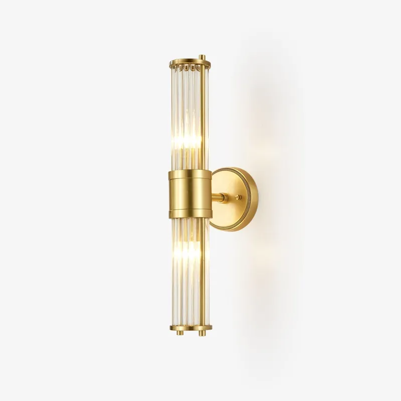 Vevenisra Nordic Art Wandleuchte Zylinder Glas