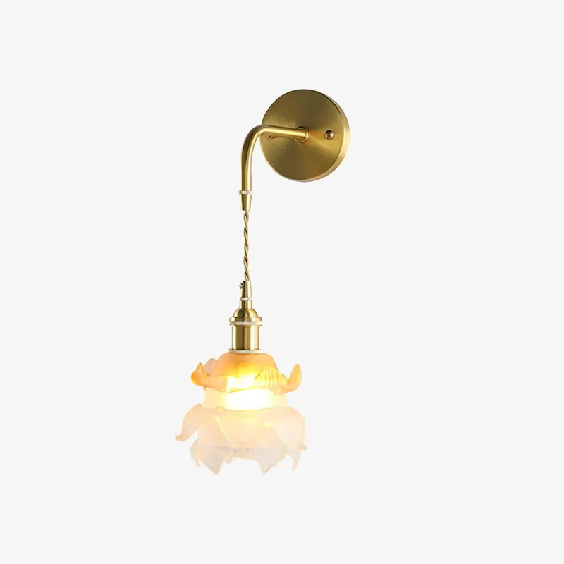 Amarira Wandleuchte Messing Glas Eleganz Premium
