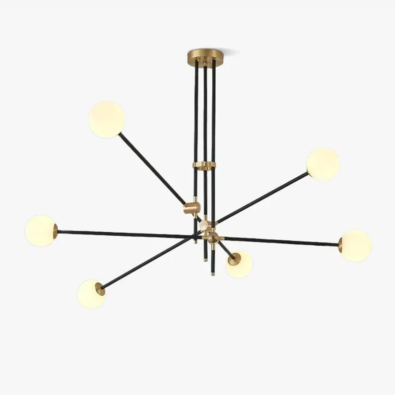 Lustra Kronleuchter SI Messing Glas Globe