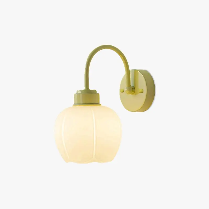 Alliraris Wandleuchte Glas Blume Verzaubernd