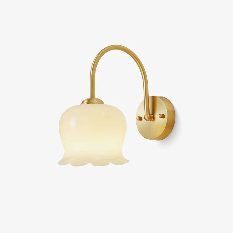 Avcarora Wandleuchte Messing Glas Kunst Nordisch Premium