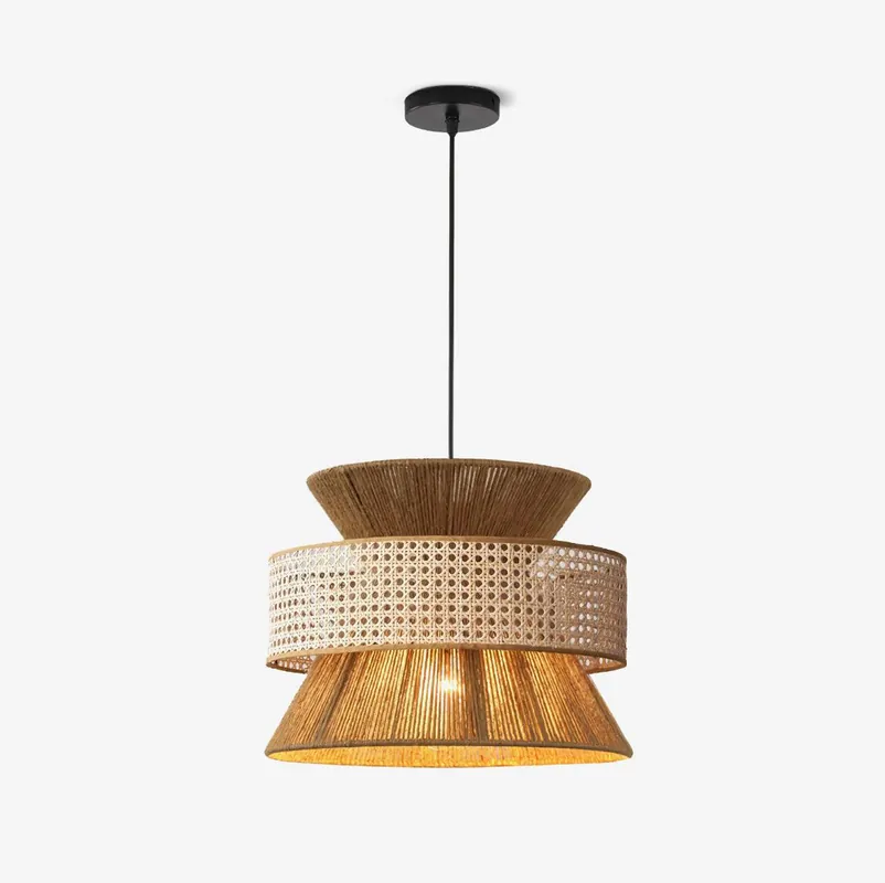 Aria Pendelleuchte Bambus Bohemian