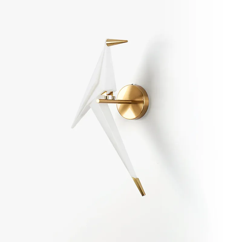 Cunorara Wandleuchte Nordic Art Papier Kranich