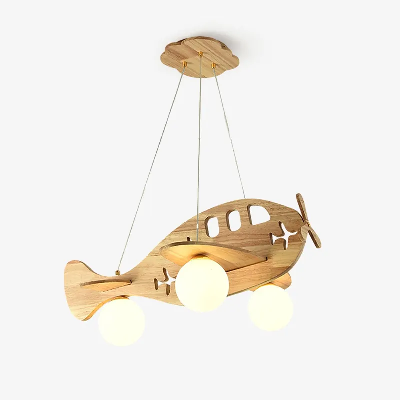 Virelith Künstlerische Pendelleuchte aus Holz