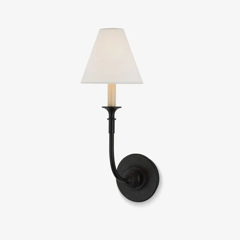 Erdoros Vintage Industrielle Wandleuchte aus Stoff