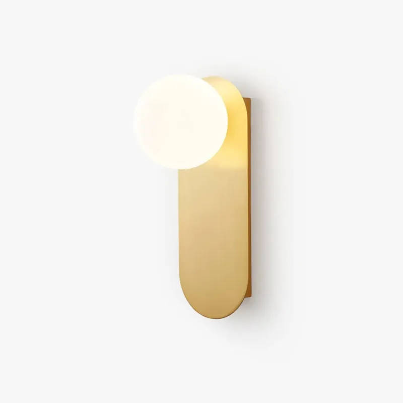 Flachbasis Messing Wandapplikation Isoren
