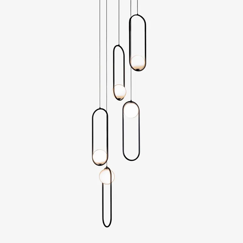 Lylorarae Moderner Minimalistischer Glas-Kronleuchter
