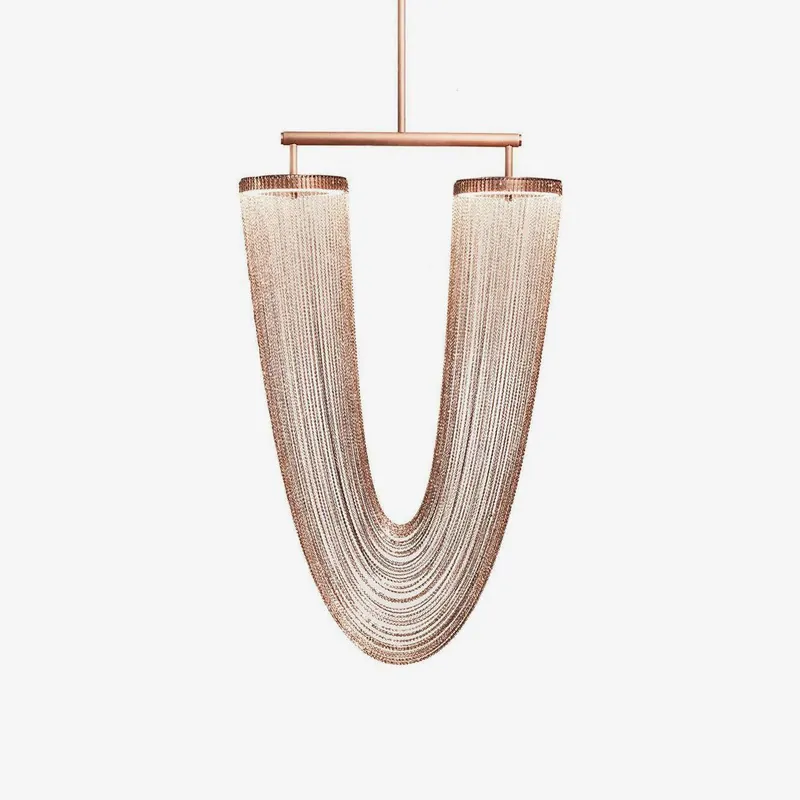 Lustra Pendelleuchte aus moderner Kupferkette