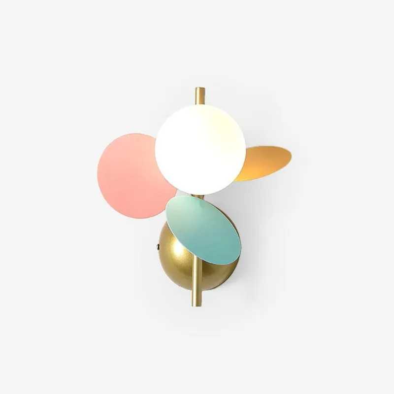 Culoren Runde Wandleuchte aus Glas Nordic Art