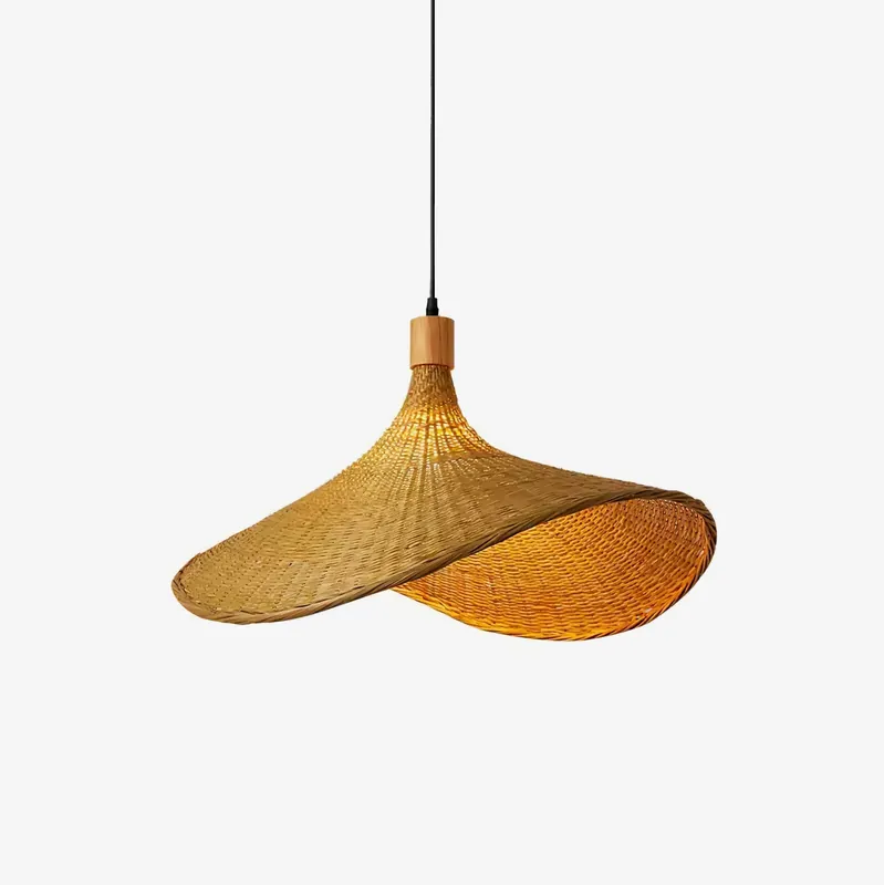 Marona Vintage-Hängelampe aus Rattan