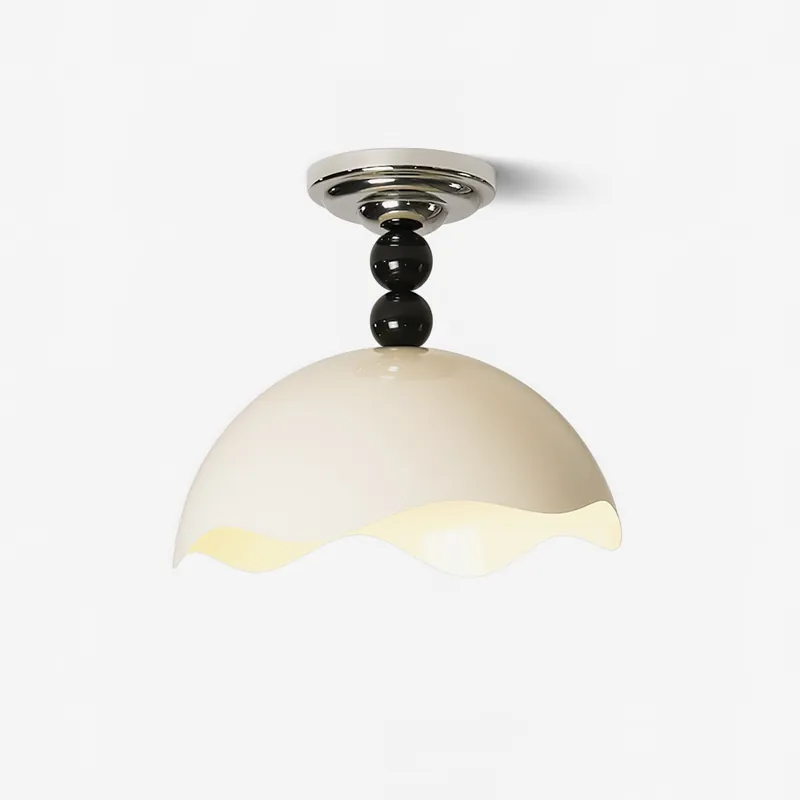 Erlorus Wellenförmige Deckenlampe im nordischen Kunststil Crest