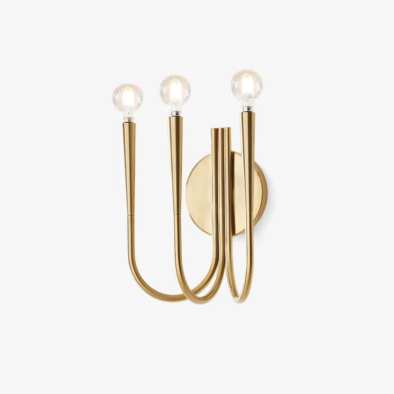 Swoop Wandleuchte mit Arm aus Glas Premium Eleganz