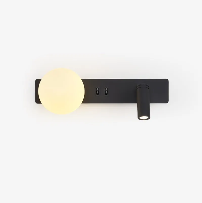 Alraeion moderne minimalistische Wandleuchte aus Glas