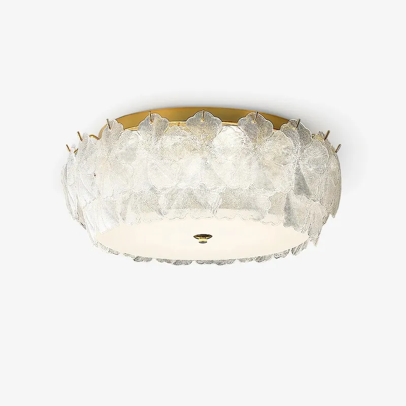 Lydoraris Deckenlampe aus Glas mit Blumen-Cluster