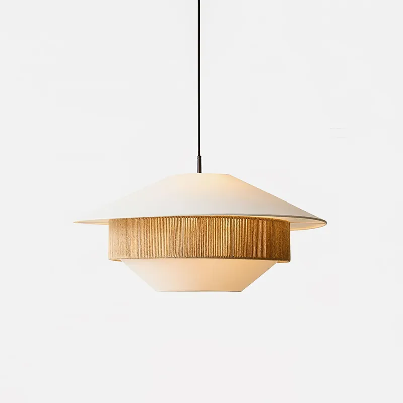 Solis moderne Pendelleuchte aus Stoff