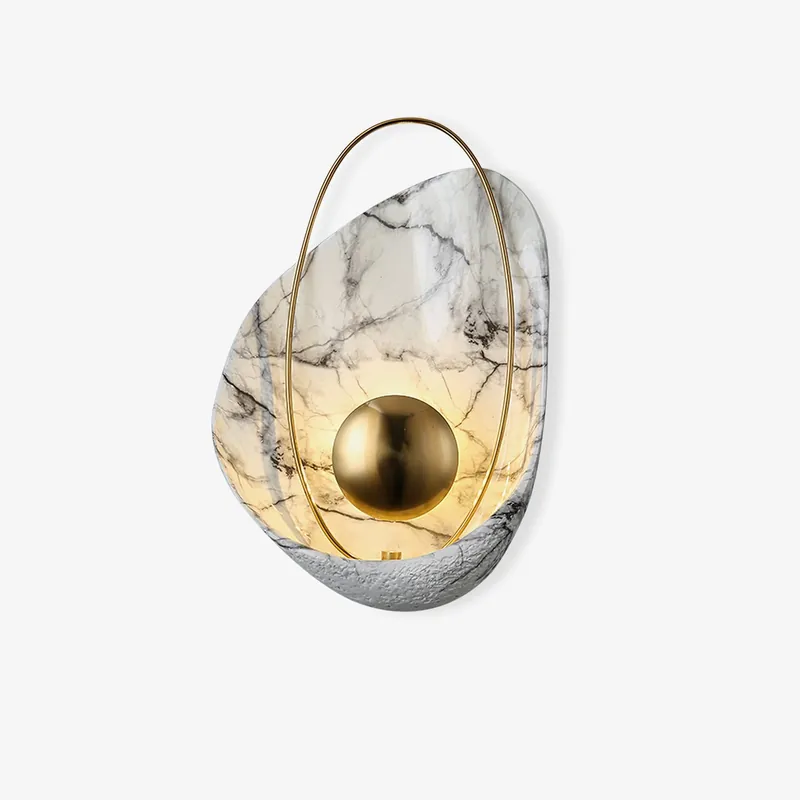 Vethaora Wandleuchte aus Harz Perle Premium Nordischer Kunst