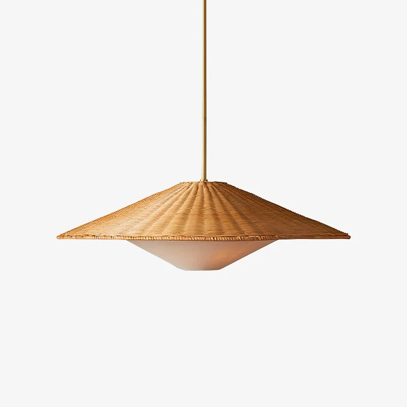 Elysiave Rattan Minimalistisch Pendelleuchte