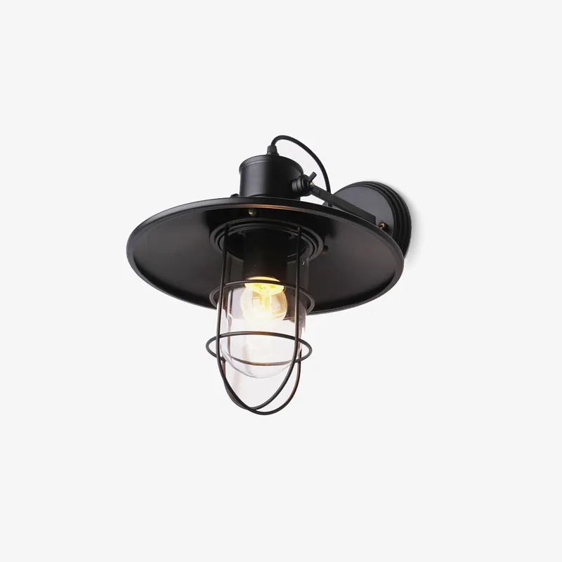 Abnormal Hafen Industriell Glas Wandlampe
