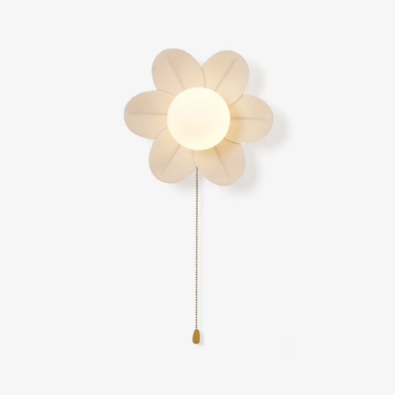 Acroma Nordic Art Blumen Harz Wandleuchte