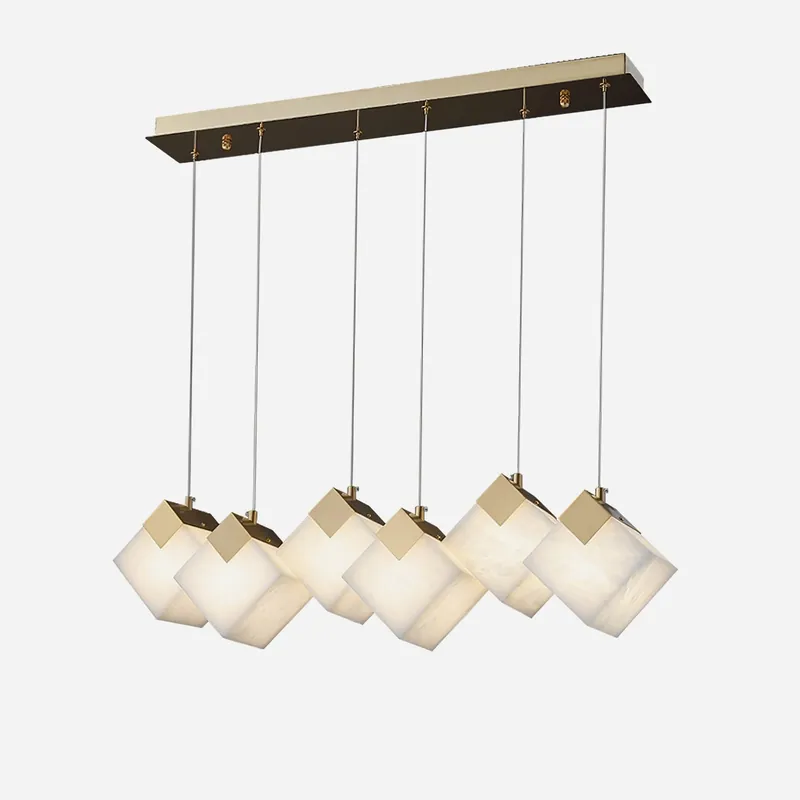 Vevariel lineare Pendelleuchte aus Alabaster