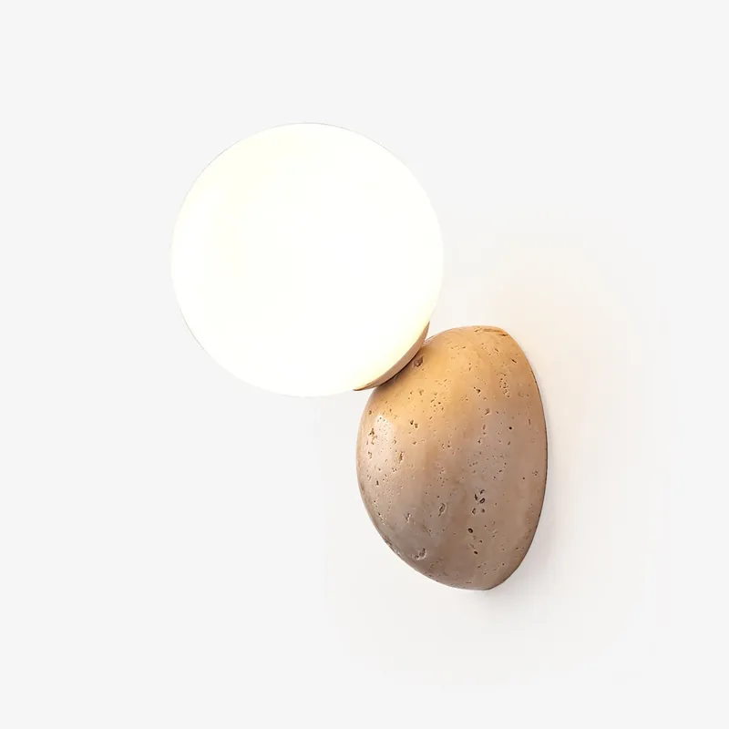 Cethair Travertin Wandlampe