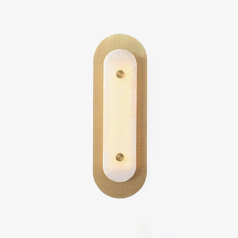 Celaeeth Ovale Wandlampe aus Alabaster