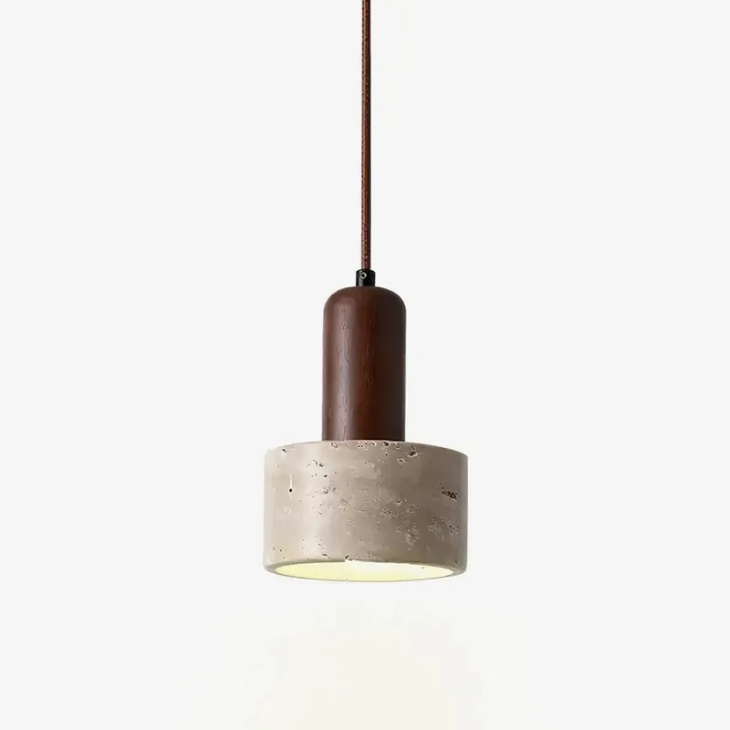 Ilshaa minimalistische Pendelleuchte aus Travertin