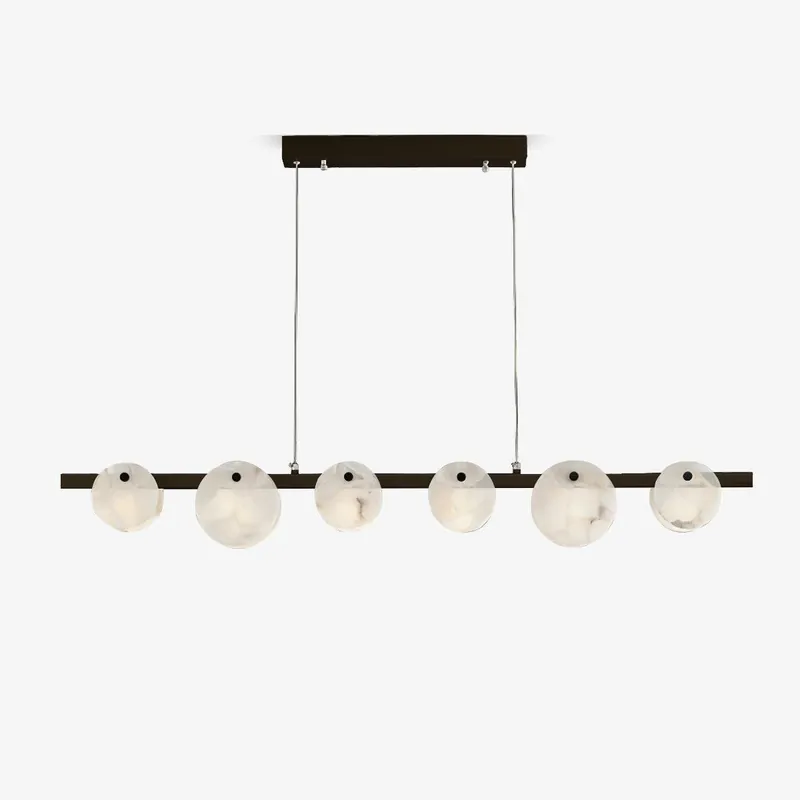 Olirel Lineare Pendelleuchte aus Alabaster