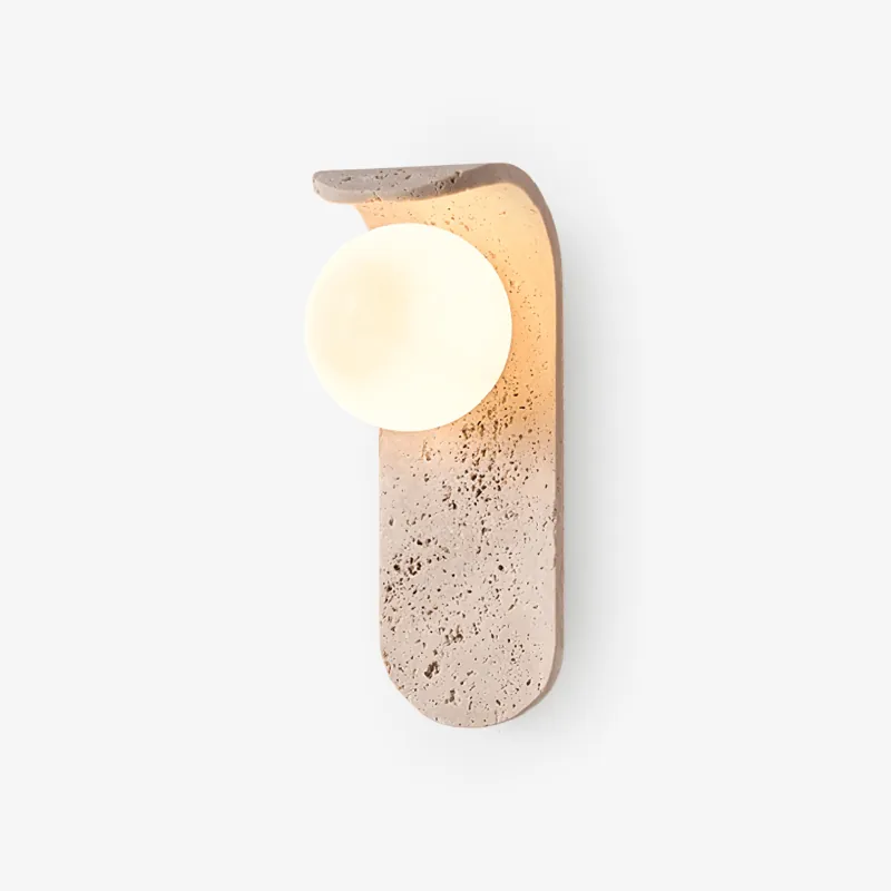Cutalos Moderne Wandleuchte aus Travertin