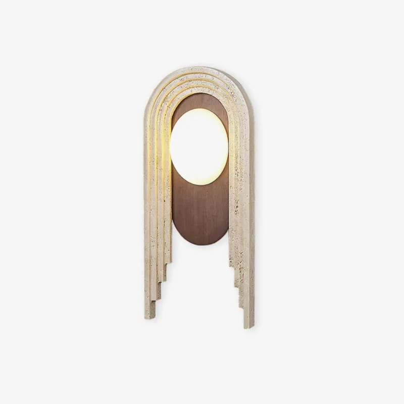 Uloryra Wandleuchte Minimalistisch aus Travertin