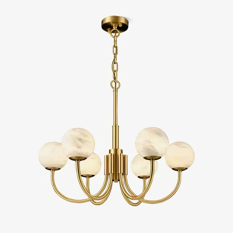 Alira Vintage Deckenleuchte aus Alabaster