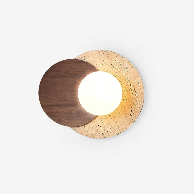 Zelirir Wandleuchte Minimalistisch aus Travertin